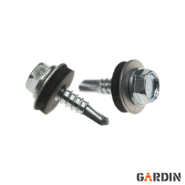 Саморіз Gardin Alu з прокладкою (200 шт.)